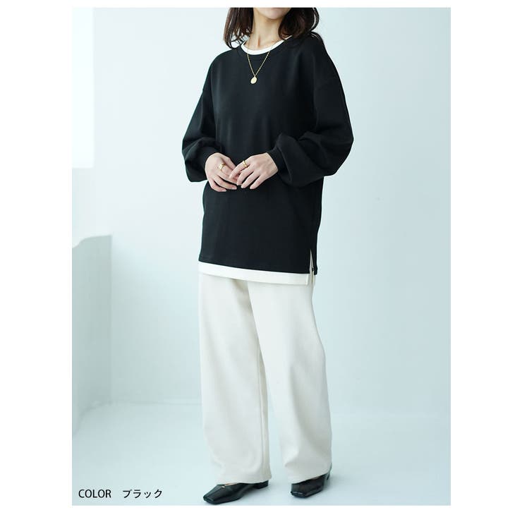 スゴ!裏ワザ!冬でも汗さら なめらか＆蒸れ知らず レイヤード風Tシャツ | A Happy Marilyn | 詳細画像15 