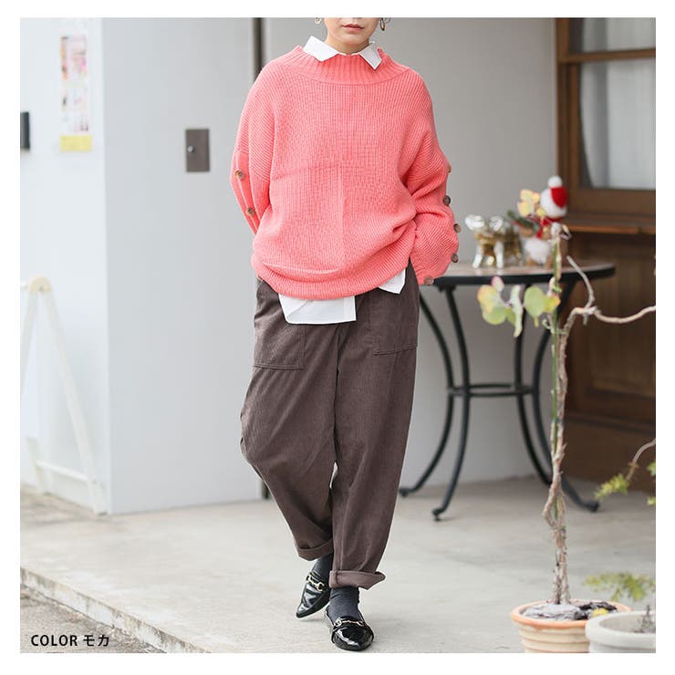 太もものお悩みにに解決！ ゆるっとすっきり 8Wコーデユロイ | A Happy Marilyn | 詳細画像14 