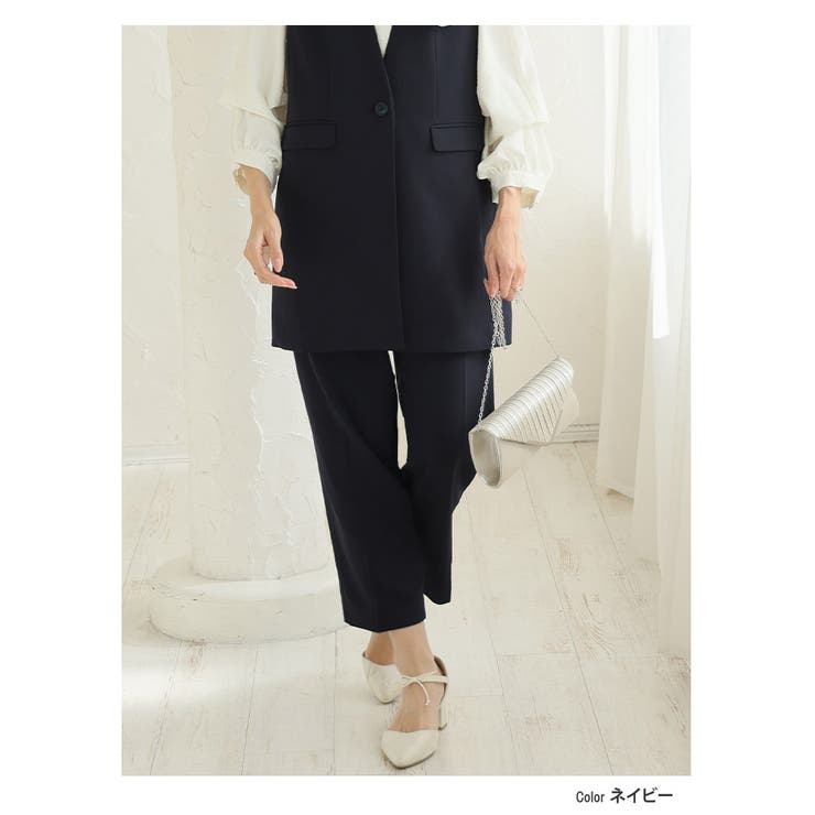 伸び楽 ストレッチ テーパードパンツ | A Happy Marilyn | 詳細画像9 