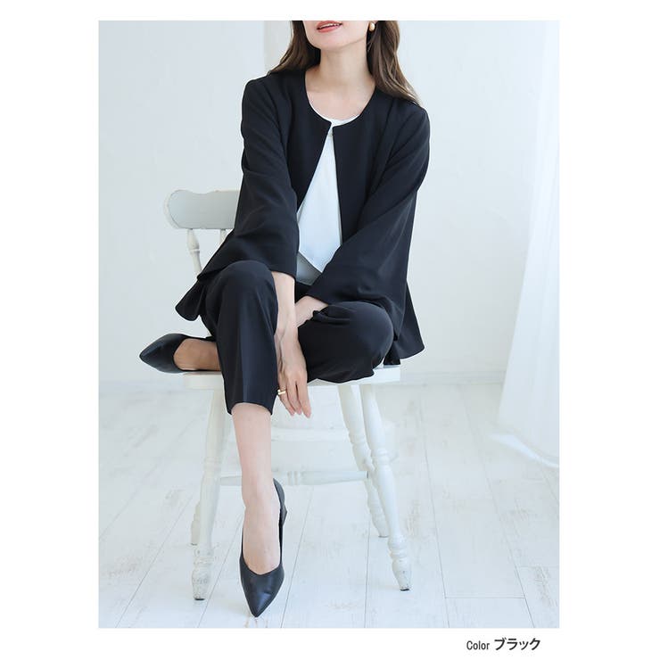 伸び楽 ストレッチ テーパードパンツ | A Happy Marilyn | 詳細画像13 