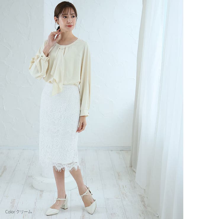 スカーフタイ ブラウス 大きいサイズ | A Happy Marilyn | 詳細画像16 