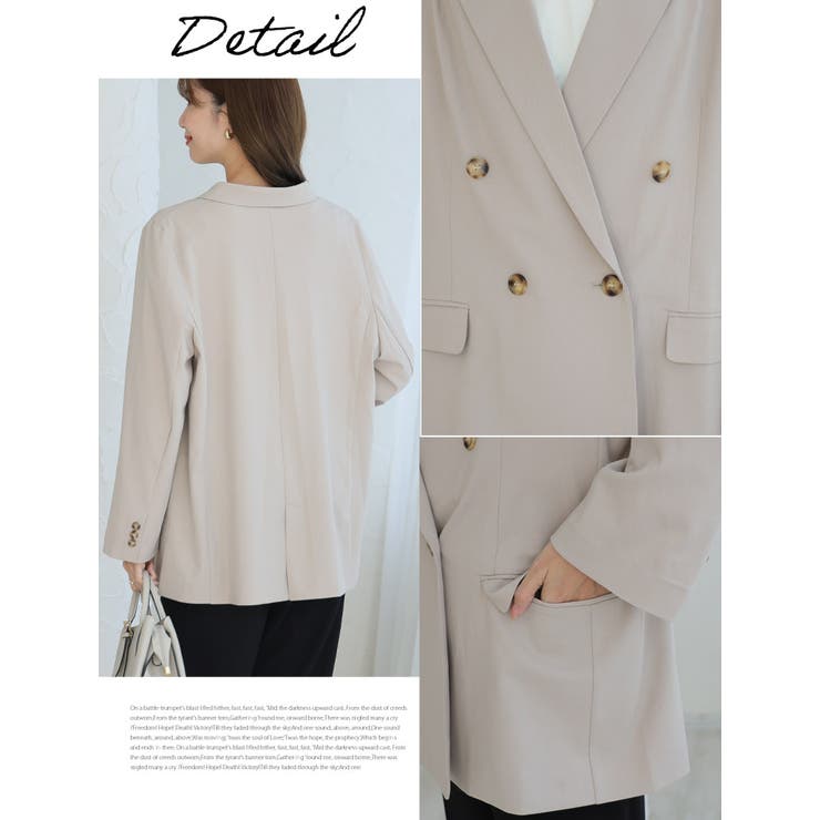 ストレッチ 美しいシルエット！ テーラード | A Happy Marilyn | 詳細画像9 