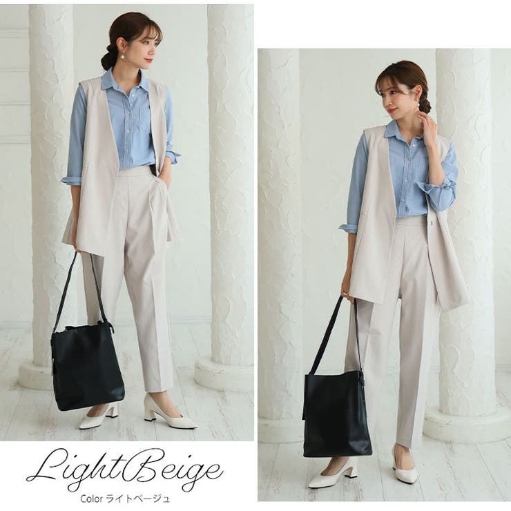 360ストレッチ ペプラム ジレ | A Happy Marilyn | 詳細画像11 