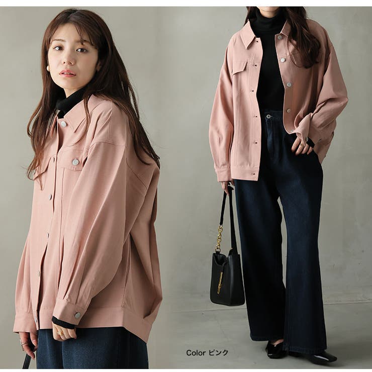 ゆったりシルエットの カラー Gジャン | A Happy Marilyn | 詳細画像15 