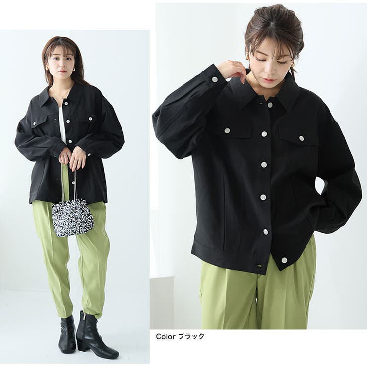 ゆったりシルエットの カラー Gジャン | A Happy Marilyn | 詳細画像19 