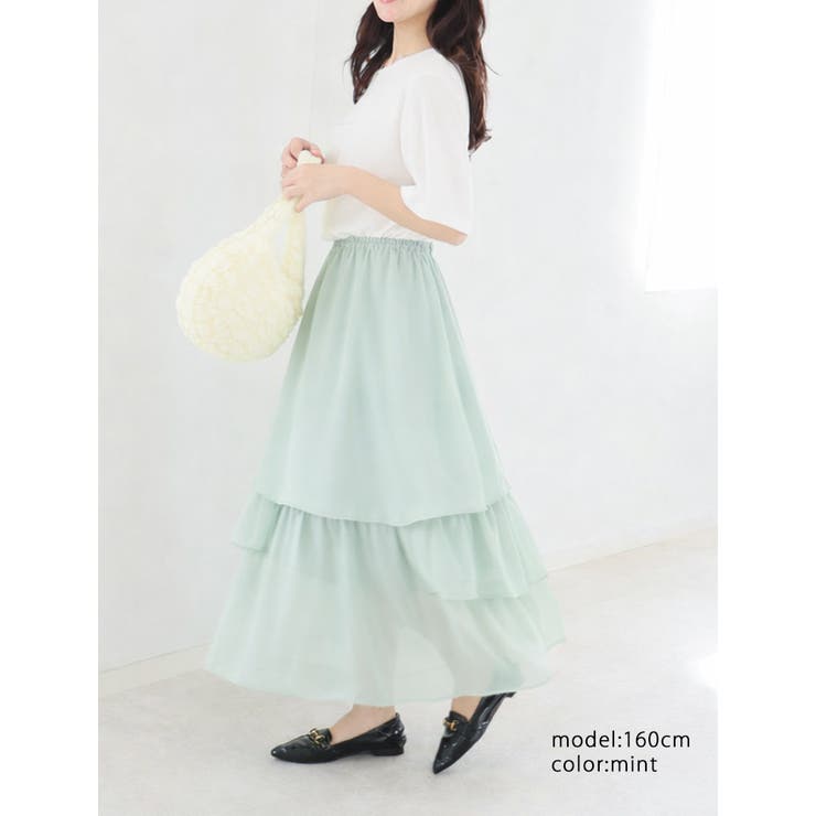 ランダムティアード シフォン フレア | A Happy Marilyn | 詳細画像6 