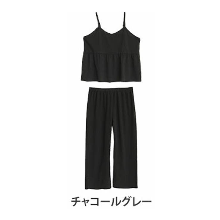 チャコールグレー | 楽かわシリーズ1枚でも活躍のペプラム キャミ × | A Happy Marilyn