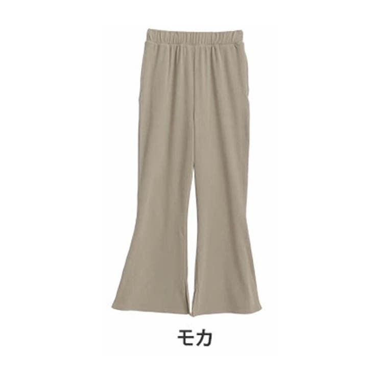 ロング丈/モカ | 暖かいのに蒸れにくい 2丈から選べる フレアパンツ | A Happy Marilyn