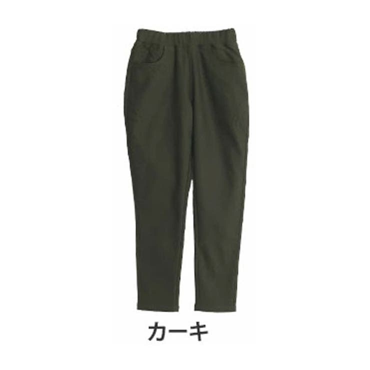 カーキ | 裏起毛 ストレッチ ウエストゴム | A Happy Marilyn