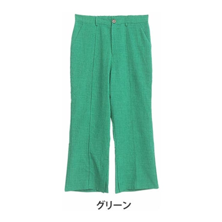 グリーン | ラファモプロデュース センターシーム 美脚パンツ | A Happy Marilyn