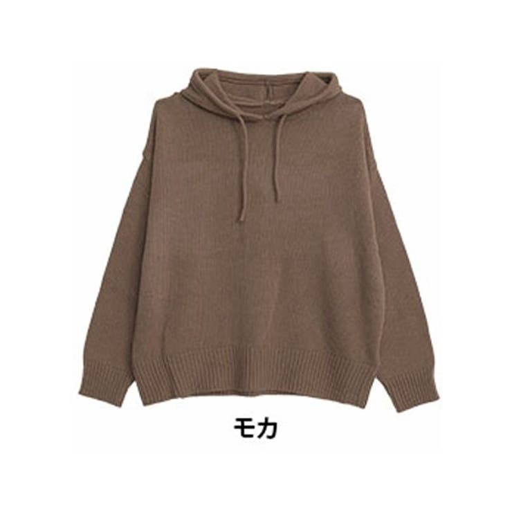 ぽっちゃり的 優秀ニット パーカー[品番：AH000022614]｜A Happy