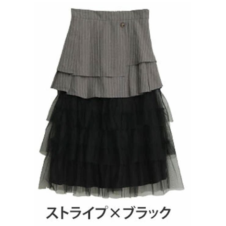 ストライプ×ブラック