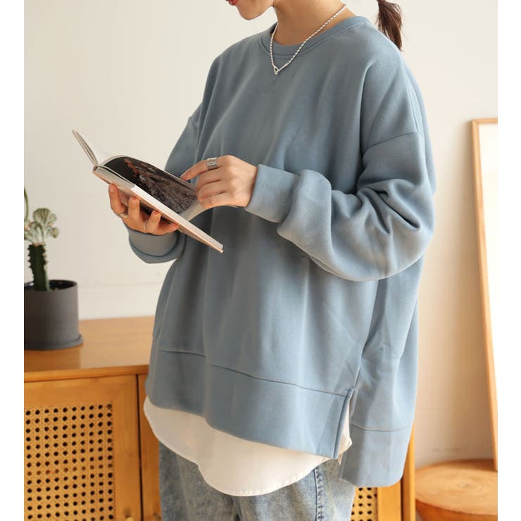 ブルー | ハピぽか 裏起毛 サイド | A Happy Marilyn