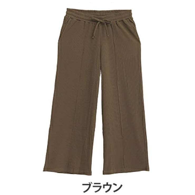 ブラウン | 呼吸するコットン100％ 楽のび ワッフルシリーズ | A Happy Marilyn