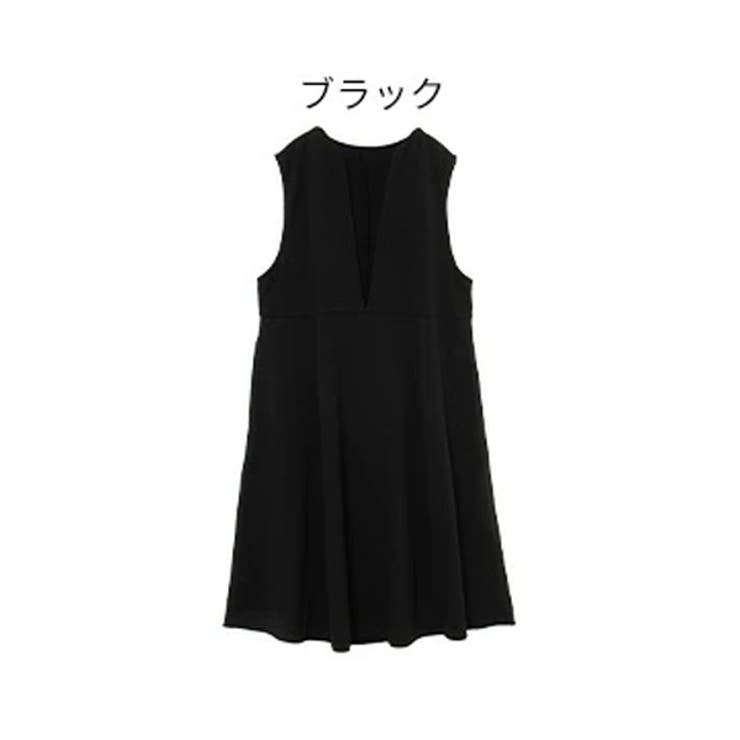 普通身長さん/ブラック | Rin 裏起毛 カーブネックジャンスカ | A Happy Marilyn