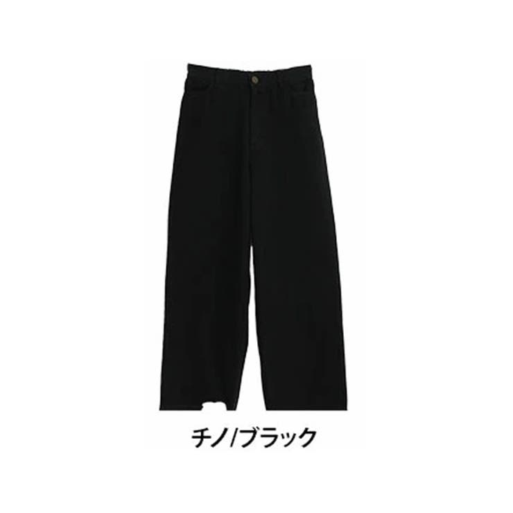 チノ/ブラック | 美脚&美尻が叶う! 優勝 ワイドパンツ | A Happy Marilyn