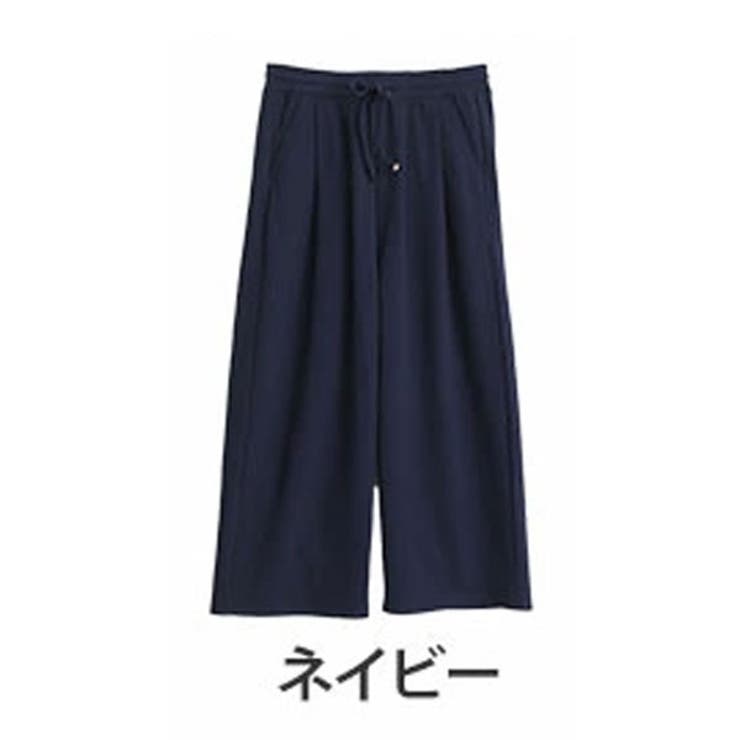 ネイビー | ウォッシャブルで楽ちん キレイなシルエット「どこでもパンツ」 イージーパンツ | A Happy Marilyn