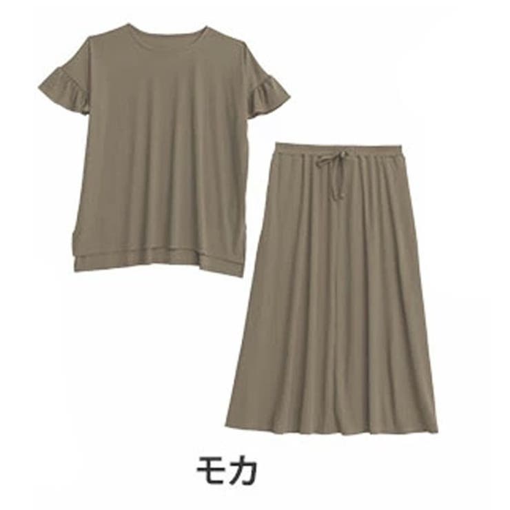 モカ | さら肌リブ 着痩せ セットアップ | A Happy Marilyn