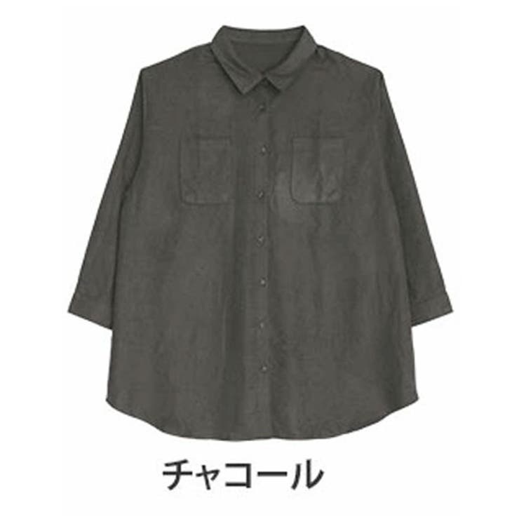 チャコール | 脱窮屈！ 背中が伸びる コール天シャツ | A Happy Marilyn