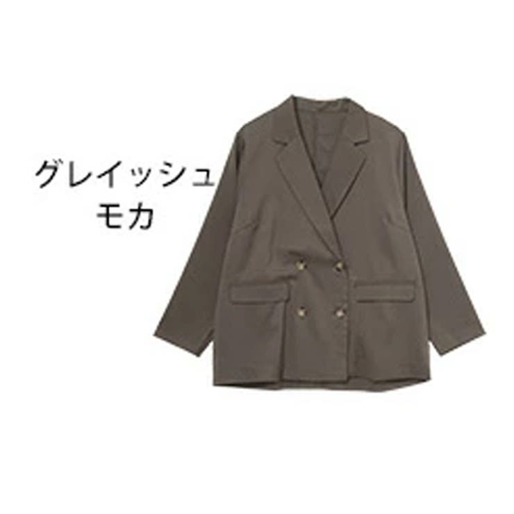 Rin ダブルボタン テーラードジャケット[品番：AH000021862]｜A