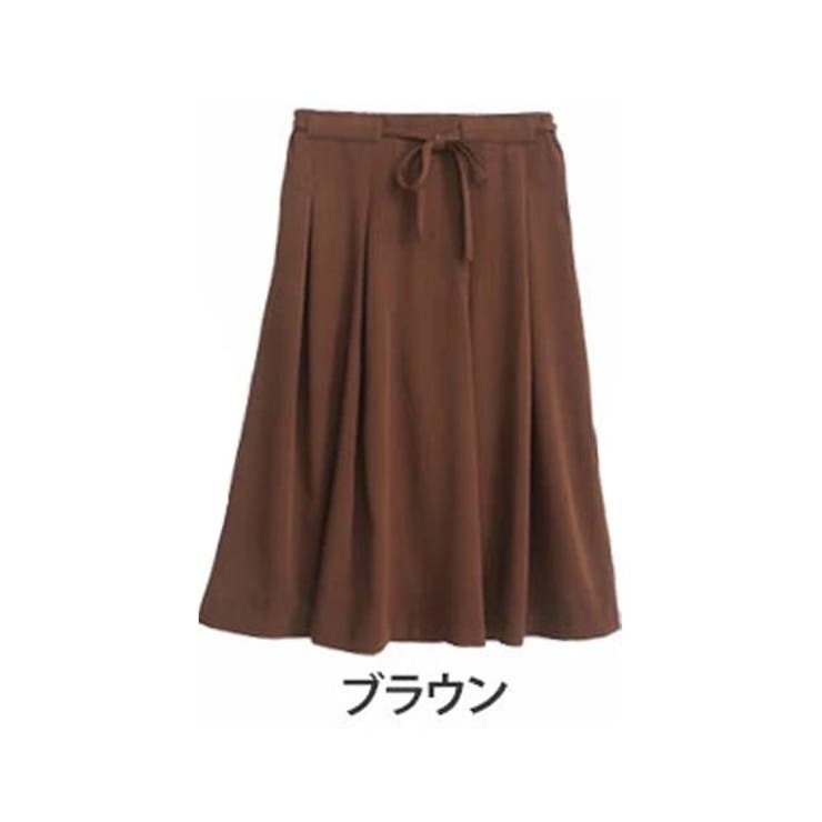 MarilynSweet体型別フェミニン タック ロングスカート[品番