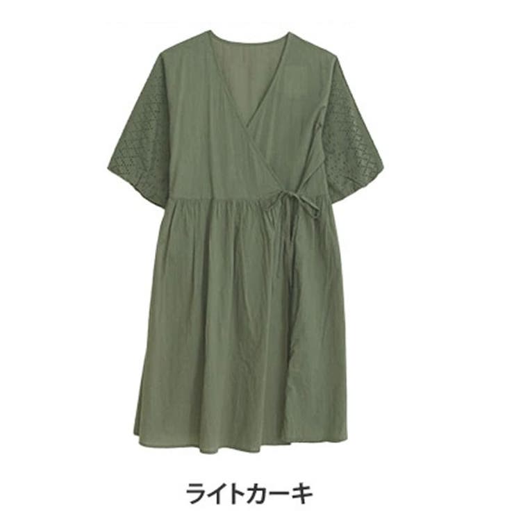 ライトカーキ | 【FROM INDIA】 袖レース | A Happy Marilyn