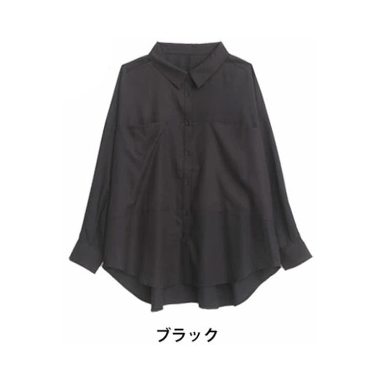 ブラック | effortlessmode ツーポケ ルーズシャツ | A Happy Marilyn