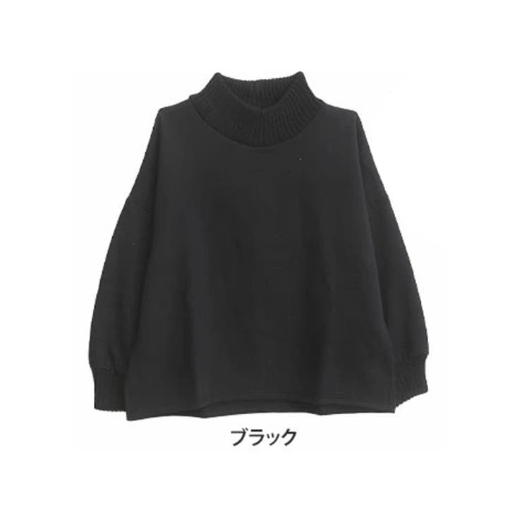 ブラック | LUMFORLEproducedbyMy:nia 編み立て リブニット | A Happy Marilyn