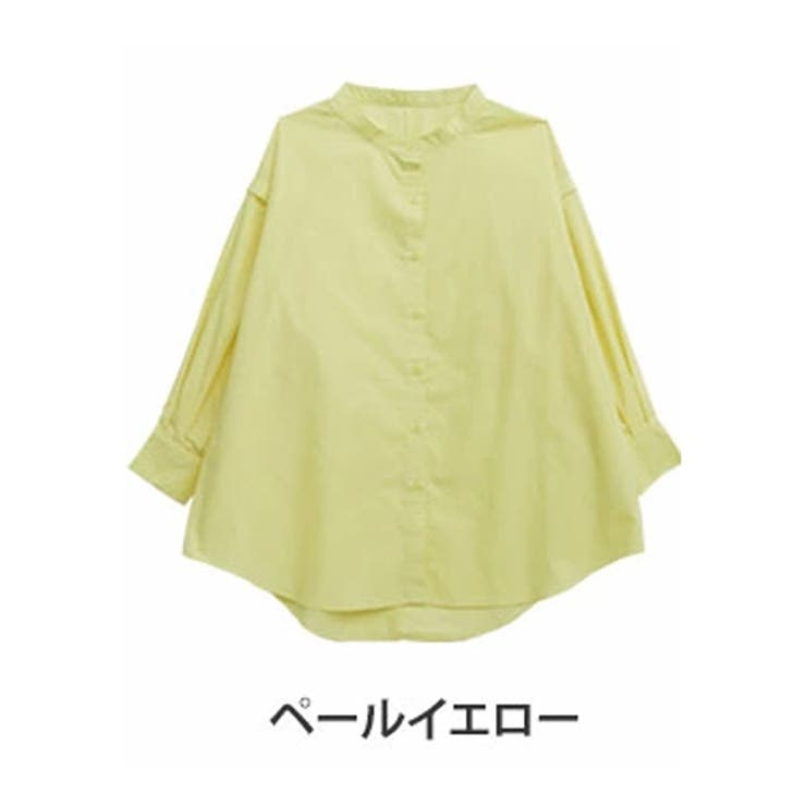 ペールイエロー | effortlessmode 3way リムーバルスリーブシャツ | A Happy Marilyn