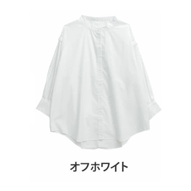 オフホワイト | effortlessmode 3way リムーバルスリーブシャツ | A Happy Marilyn