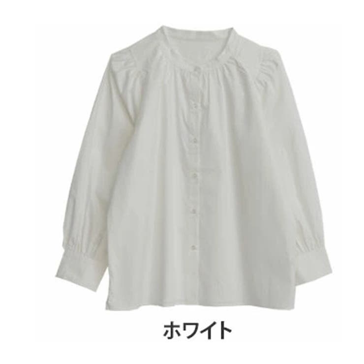 ホワイト | LUMFORLEproducedbyMy:nia 袖ボリューム シャツ | A Happy Marilyn