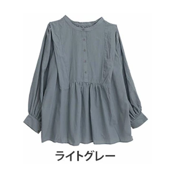 ライトグレー | effortlessmode ボリュームスリーブ ブラウス | A Happy Marilyn