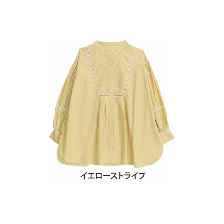 LUMFORLEproducedbyMy:nia はしごレース シャツ[品番
