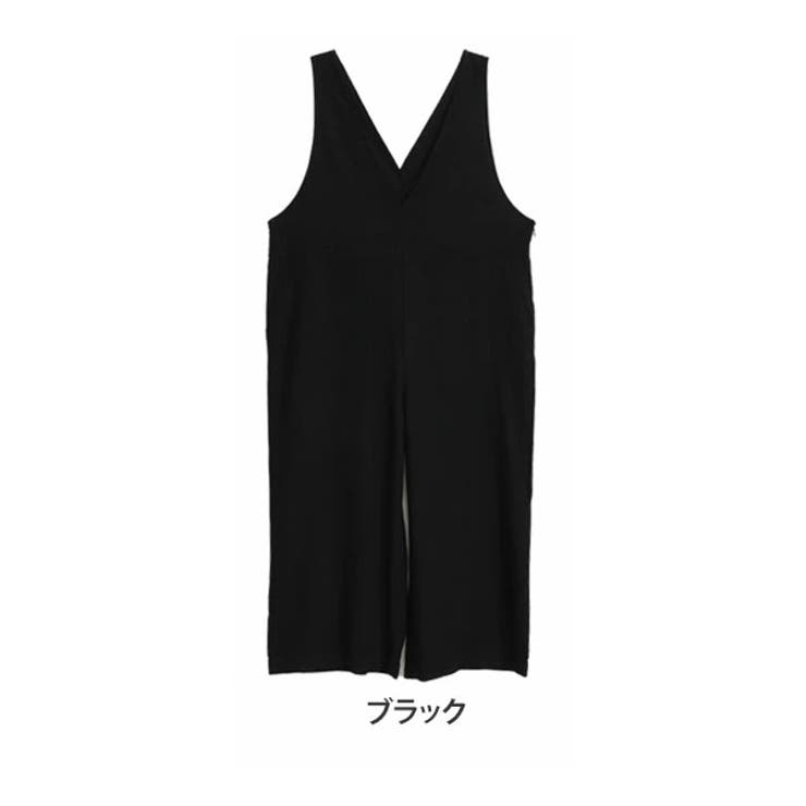 ブラック | LUMFORLEproducedbyMy:nia 麻レーヨン サロペット大きいサ… | A Happy Marilyn