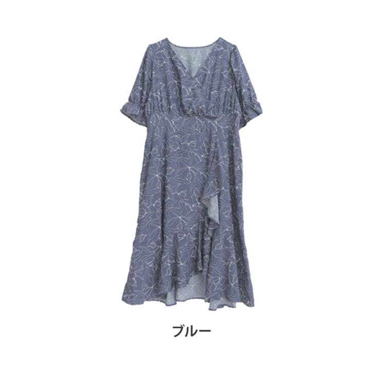 【新品】Maje ワンピース ブルーKODEO カシュクール 楽天市場】≪最終price！≫【返品不可】カシュクール風花柄