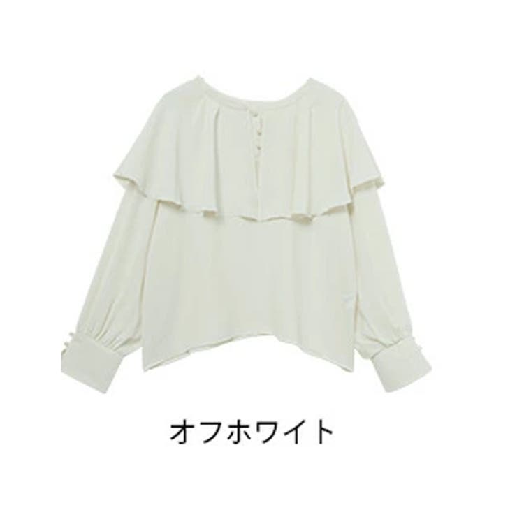 オフホワイト | Rin 前後2WAY ケープ襟ブラウス | A Happy Marilyn