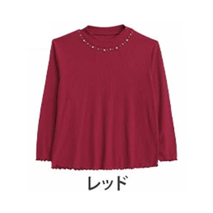 Rin ビジュー付き プチハイリブトップス[品番：AH000022344]｜A Happy  Marilyn（アハッピーマリリン）のレディースファッション通販｜SHOPLIST（ショップリスト）