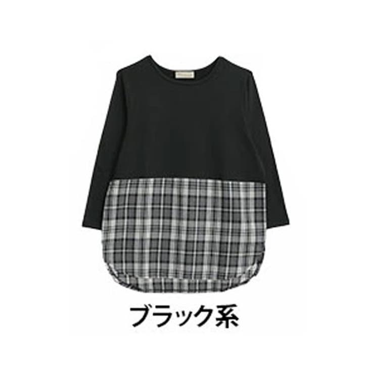 ブラック系 | 見せ裾 あったか 裏起毛インナー | A Happy Marilyn