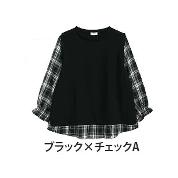 ブラック×チェックA | 華奢魅せ×お洒落 さっと着てパッと可愛い 1枚で完結 | A Happy Marilyn