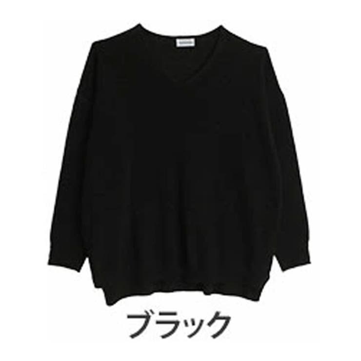 ブラック | 着ぶくれ回避の美人編地 華やぎ美人なラメニット チュニック | A Happy Marilyn