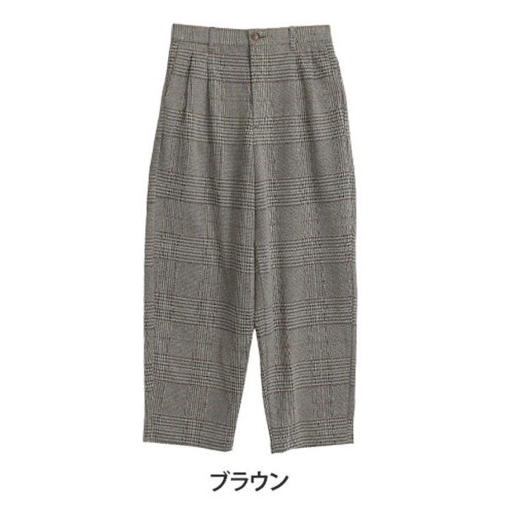 ブラウン(タググレーチェック)