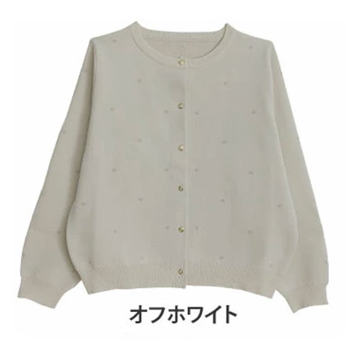 オフホワイト | ドット ジャカード スポンデッシュ | A Happy Marilyn