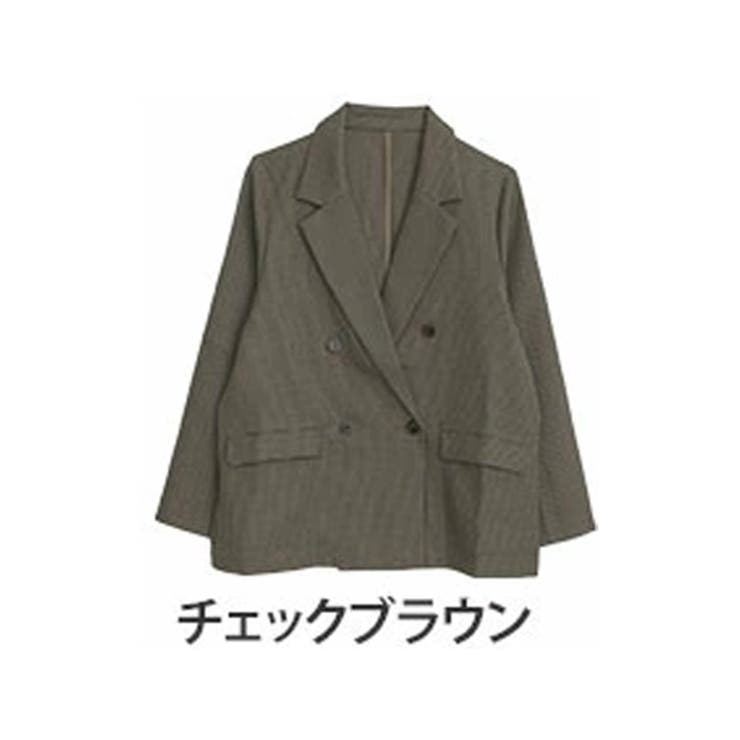 スコッチボタン/チェックブラウン | お仕事 行事 カジュアルまで幅広く使える | A Happy Marilyn