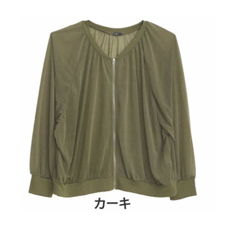カーキ | 伸びる! 着心地さらり シアー | A Happy Marilyn