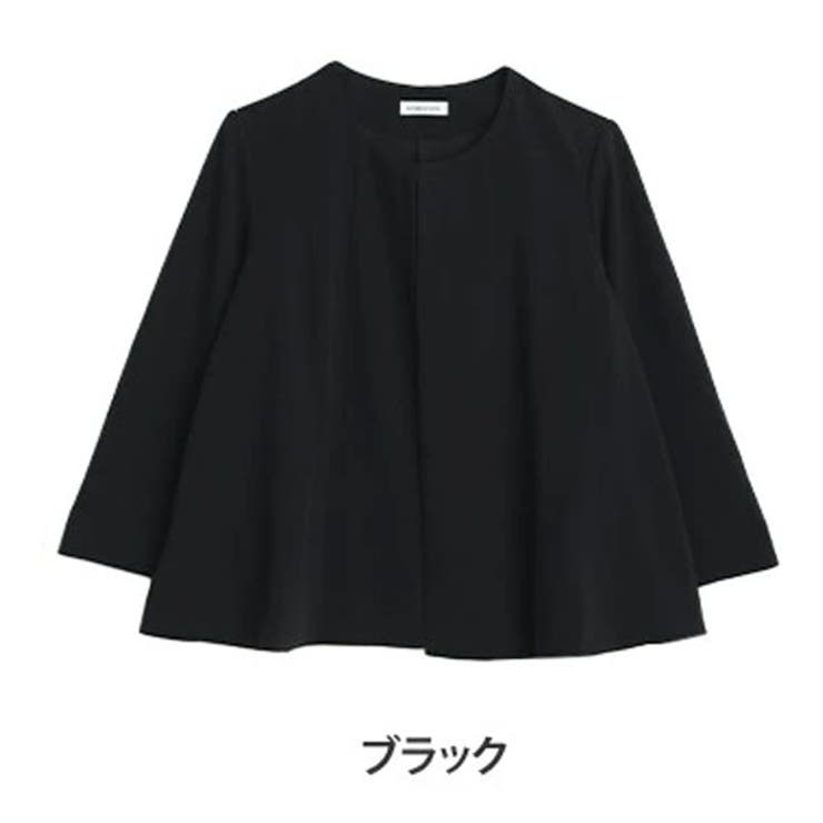 ブラック(タグ黒) | 伸び楽 ストレッチ ケープ風 | A Happy Marilyn