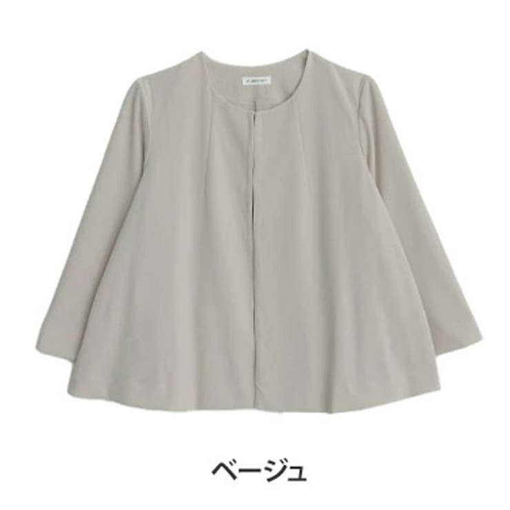 ベージュ | 伸び楽 ストレッチ ケープ風 | A Happy Marilyn