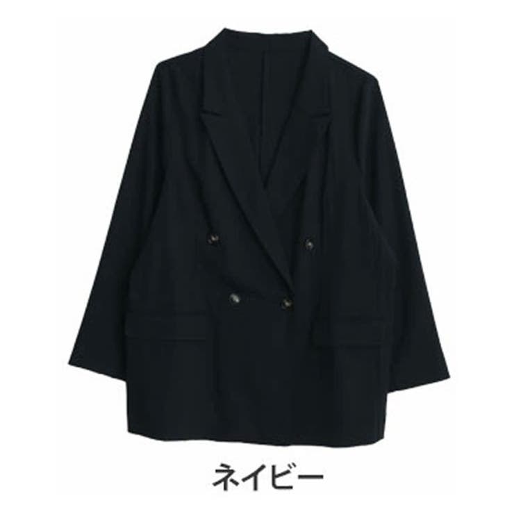 ネイビー | ストレッチ 美しいシルエット！ テーラード | A Happy Marilyn