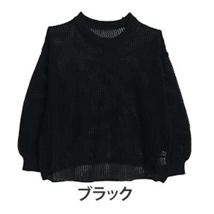 ブラック | 上品透かしで体型カバー 春から夏まで長く使える レイヤード | A Happy Marilyn
