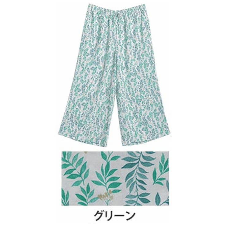 グリーン(タグ緑) | セットアップ対応 ひんやりリラックス イージー美脚パンツ | A Happy Marilyn