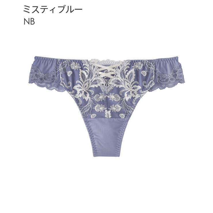NB-ミスティブルー | レース プリンセス Tバックショーツ盛れる下着 | aimerfeel
